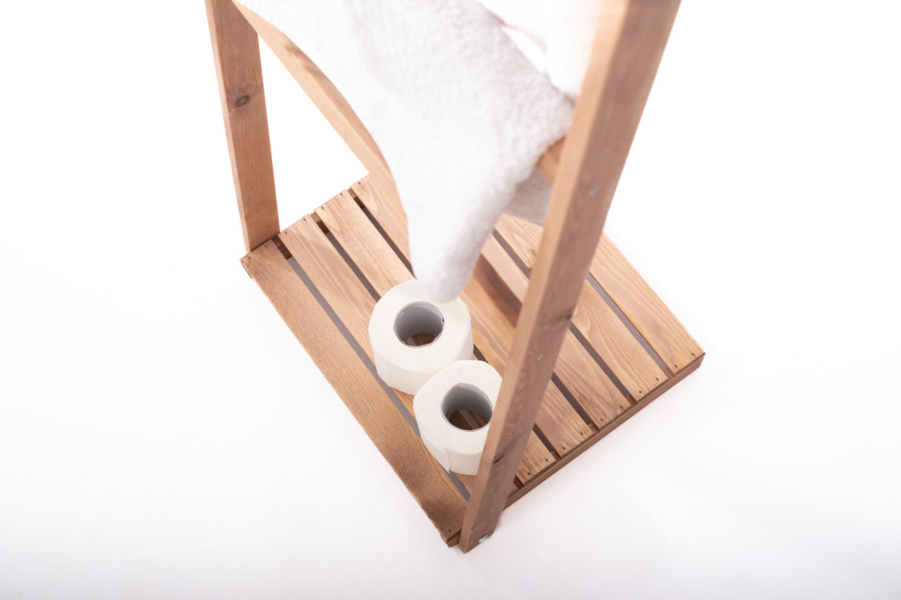 Porte-serviette en bois massif | 120*43cm