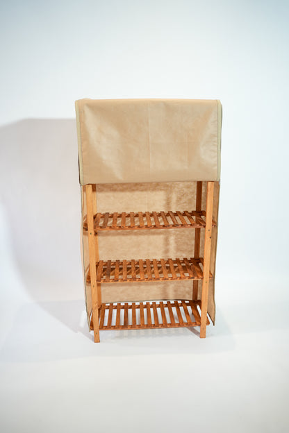 Porte-Chaussures 4 Étages avec Couvercle