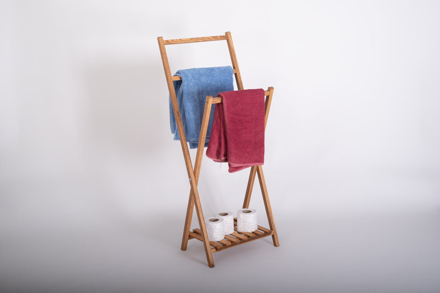 Porte-serviettes avec étagère basse | 112*45cm