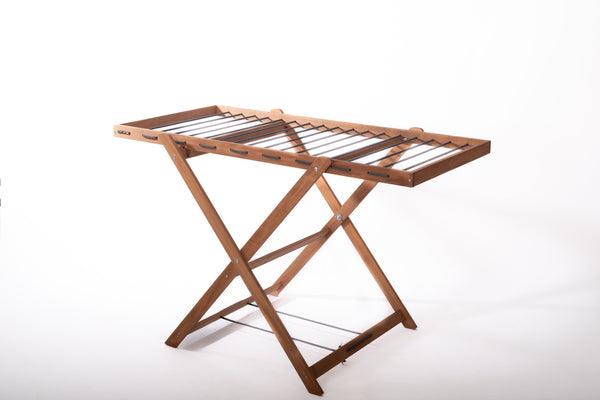 Séchoir à linge pliable en bois | 78×120 cm