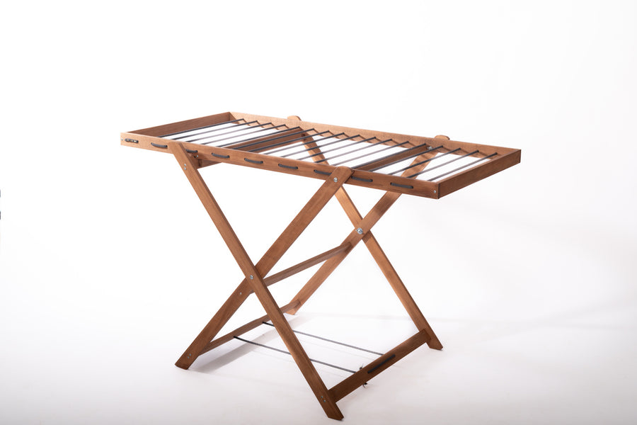 Séchoir à linge pliable en bois | 78×120 cm